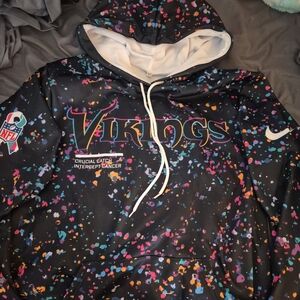 Nike Vikings Black Multicolor Hoodie